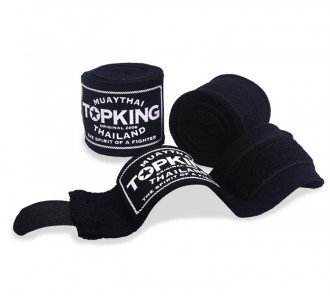 Боксерские бинты Top King  (TKHWR-01 black)
